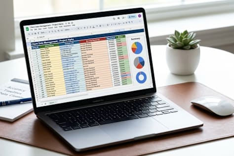 High-Accuracy Data Entry & Spreadsheet Management