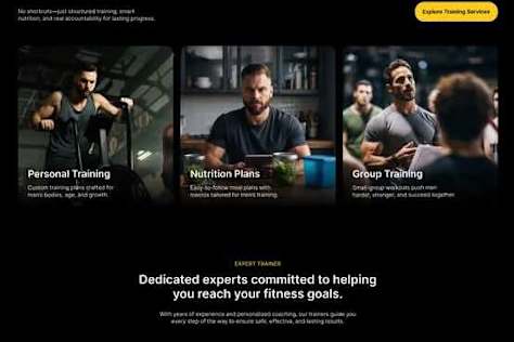 GYM Website Development