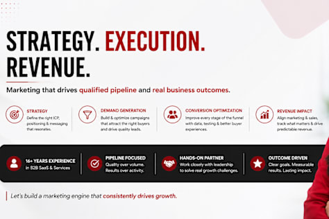 Revenue-Focused Marketing Consultant | Fixing Pipeline, Conversion & GTM Gaps
