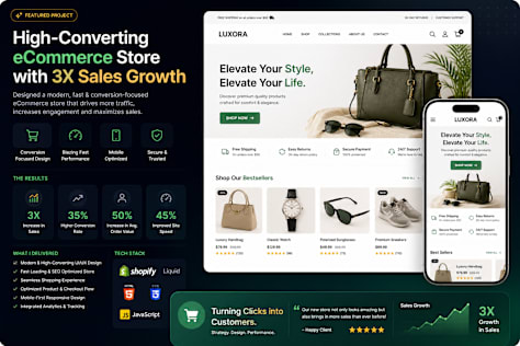 High-Converting eCommerce Store with 3X Sales Growth