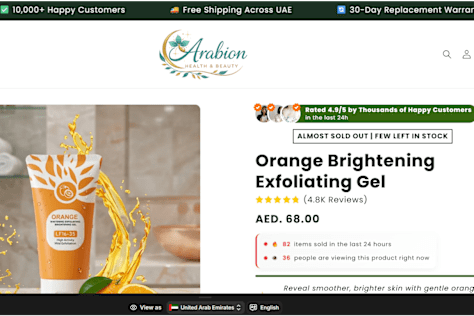 Shopify Product Listing & Store Management Sample