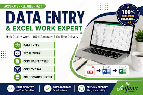 Accurate Data Entry and Fast Typing Specialist