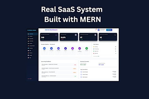 Full Stack Overseas Education Platform with Admin Dashboard