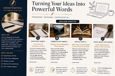 Website Copy Sample