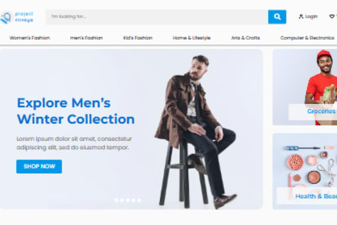 Modern Responsive E-Commerce Website