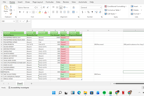 Student Data Management & Fine Monitoring System