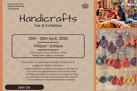 Handicrafts Fair Event Poster Design