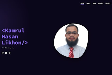 Modern WordPress Portfolio Website Design