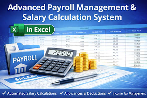 Advanced Payroll Management & Salary Calculation System in Excel