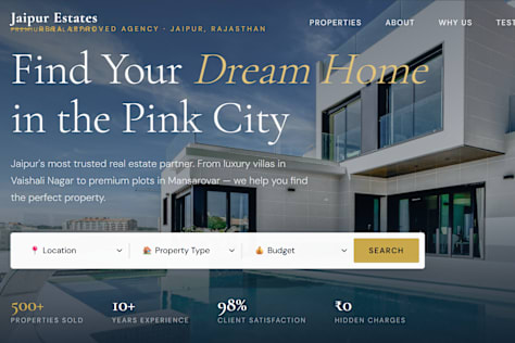 Modern Real Estate Website