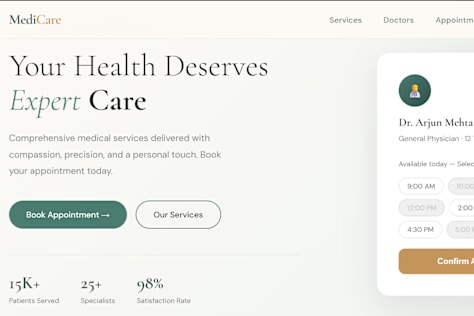 Clinic website