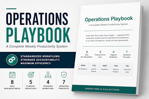 Operations Playbook Development | SOP Consolidation & Workflow Efficiency