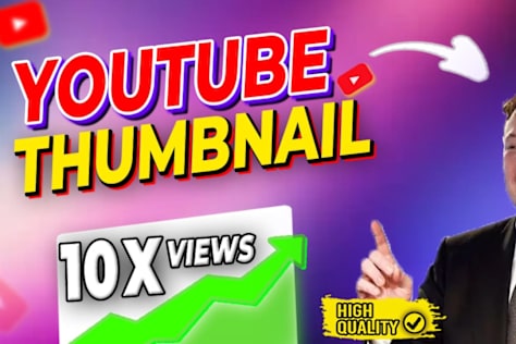 creative YouTube thumbnail design