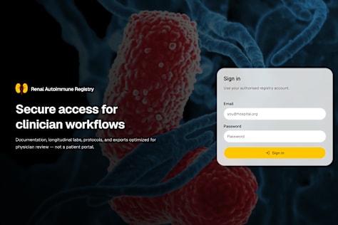 Renal Autoimmmune Registry
