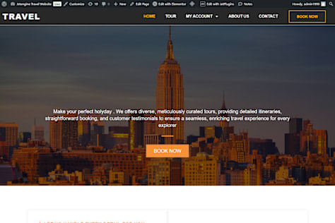 Wordpress Travel Website Design
