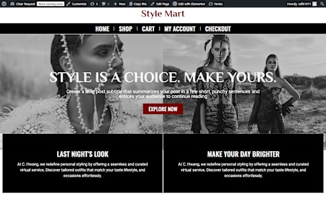 Woocommerce website design