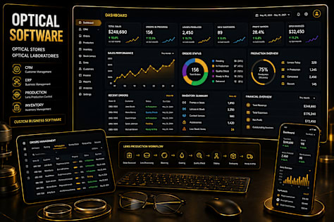 Optical Store & Optical Laboratory Software