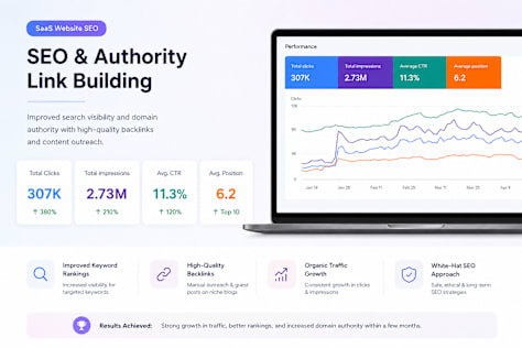 SaaS Website SEO & Authority Link Building