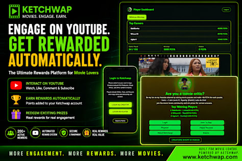 Movie engagement and reward platform