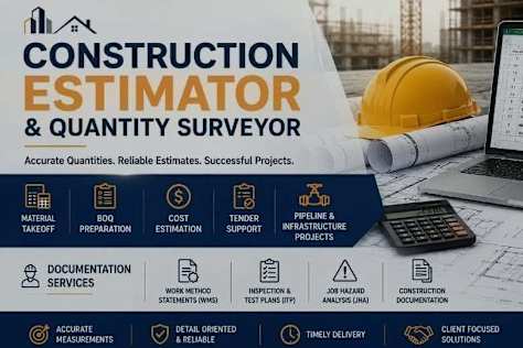 Construction Cost Estimator & Quantity Takeoff Specialist
