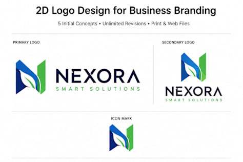 2D Logo Design for Business Branding