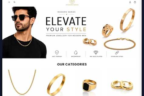 Premium Jewelry eCommerce Website