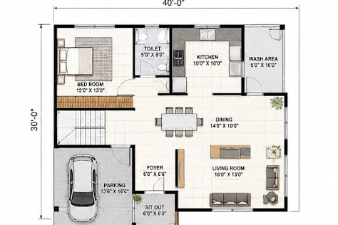 AutoCAD 2D Drawing|House Plan Design |81.	Apartment Floor Plan Design