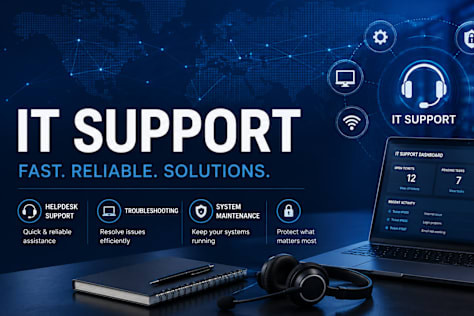 Professional IT Support, Helpdesk & Cybersecurity Solutions