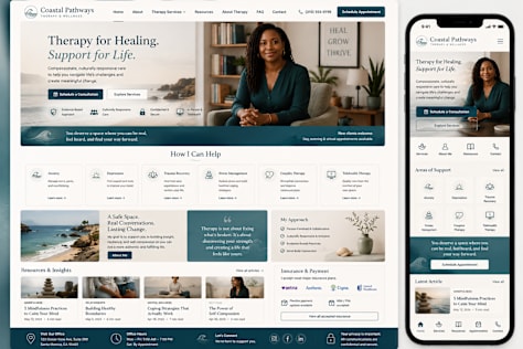 Custom WordPress Therapy Practice Website