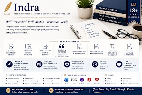 Academic | Research | Technical Writer