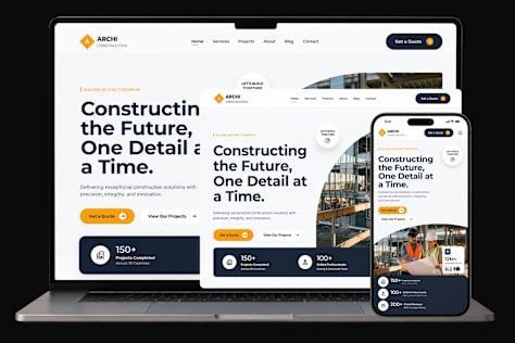 Construction Website Design & Development