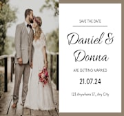 Elegant Floral Save the Date Invitation Card.png