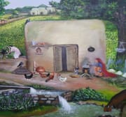 beautiful village life of punjab_ original handmade painting acrylic on canvas_.jpg