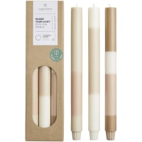 Velas de piedra caliza en capas - set de 3 Originalhome