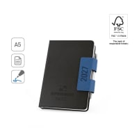 SPENSER A5. A5 diary with a PU hardcover