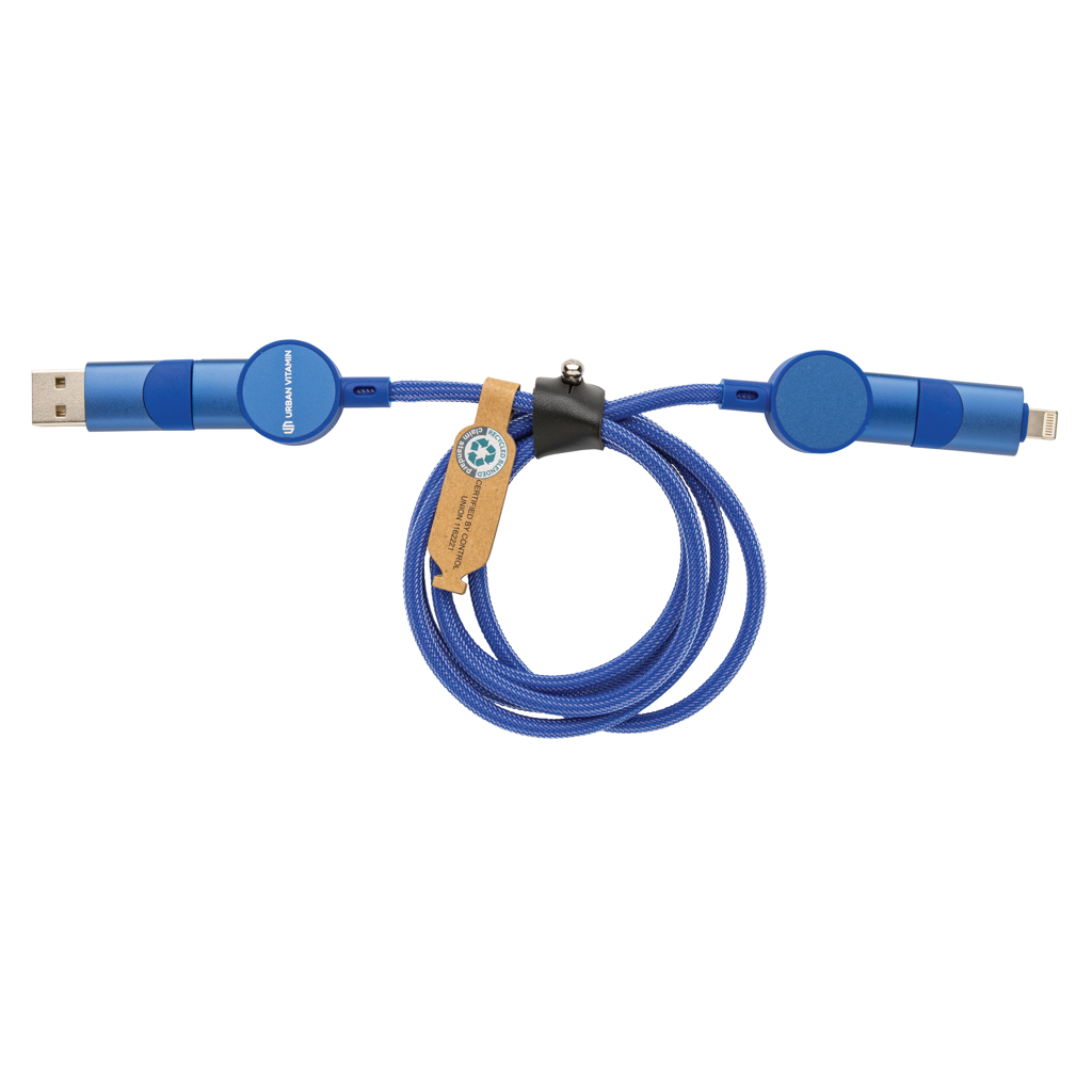Cable 6 en 1 Oakland  RCS carga rápida 45W
