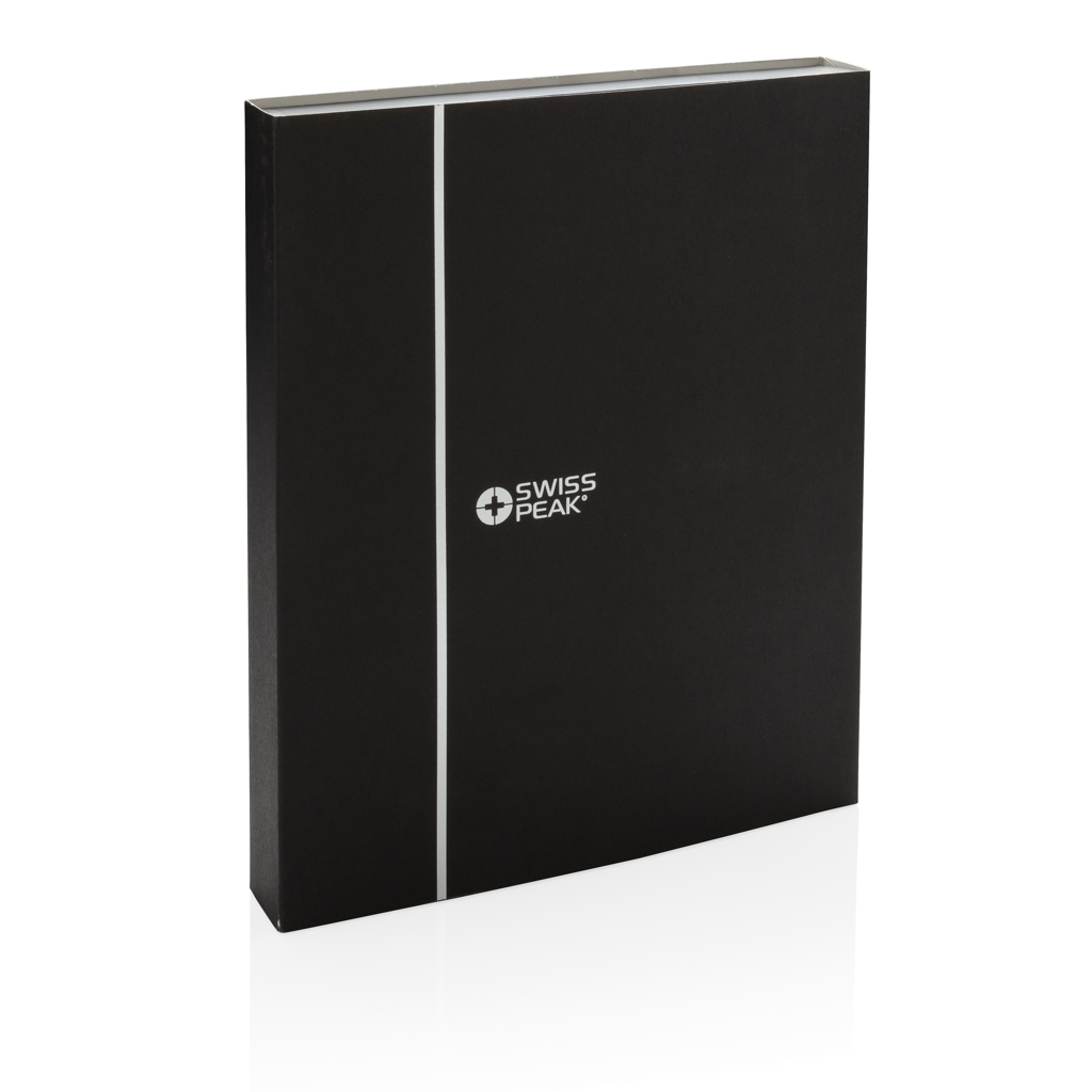 Set de libreta Swiss Peak intercambiable con bolígrafo