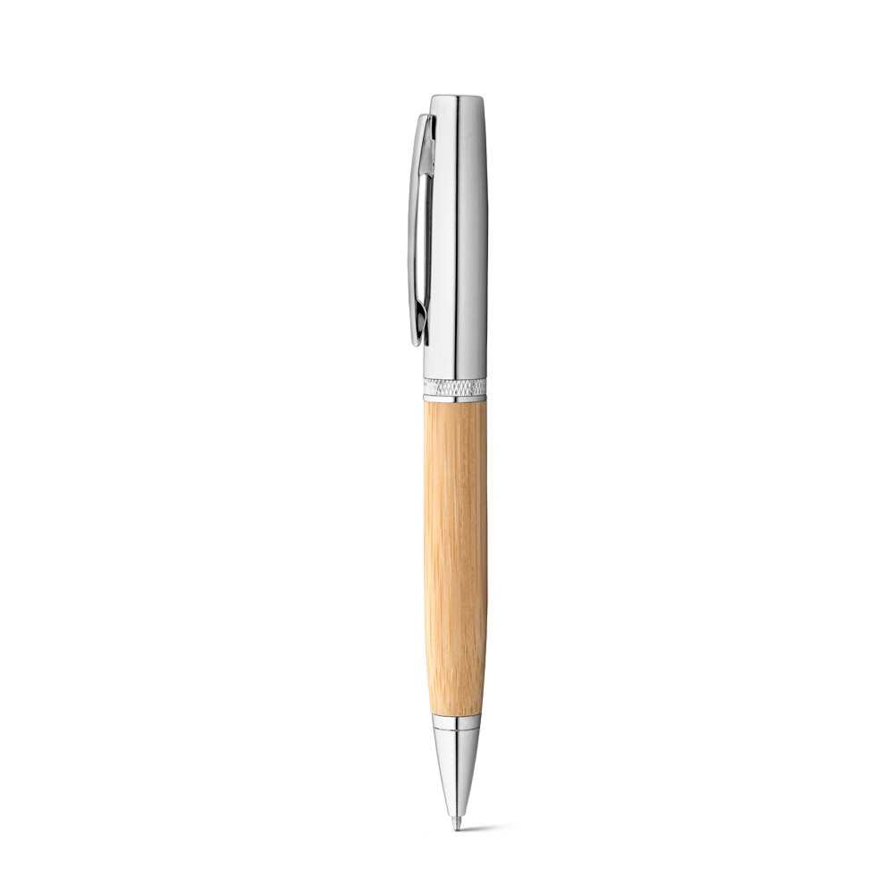 FUJI. Bolígrafo de bambú y metal con estuche