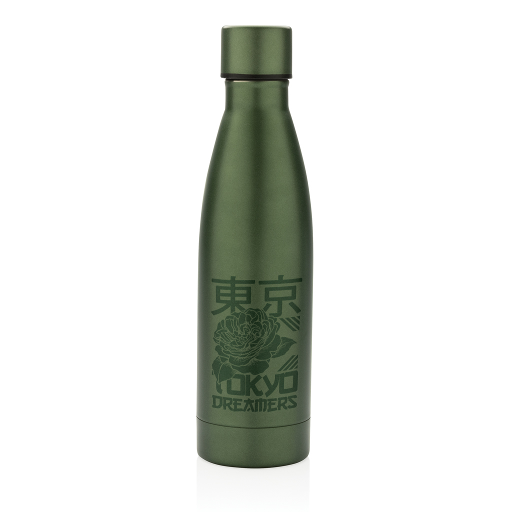 Botella sólida de acero inoxidable reciclado RCS