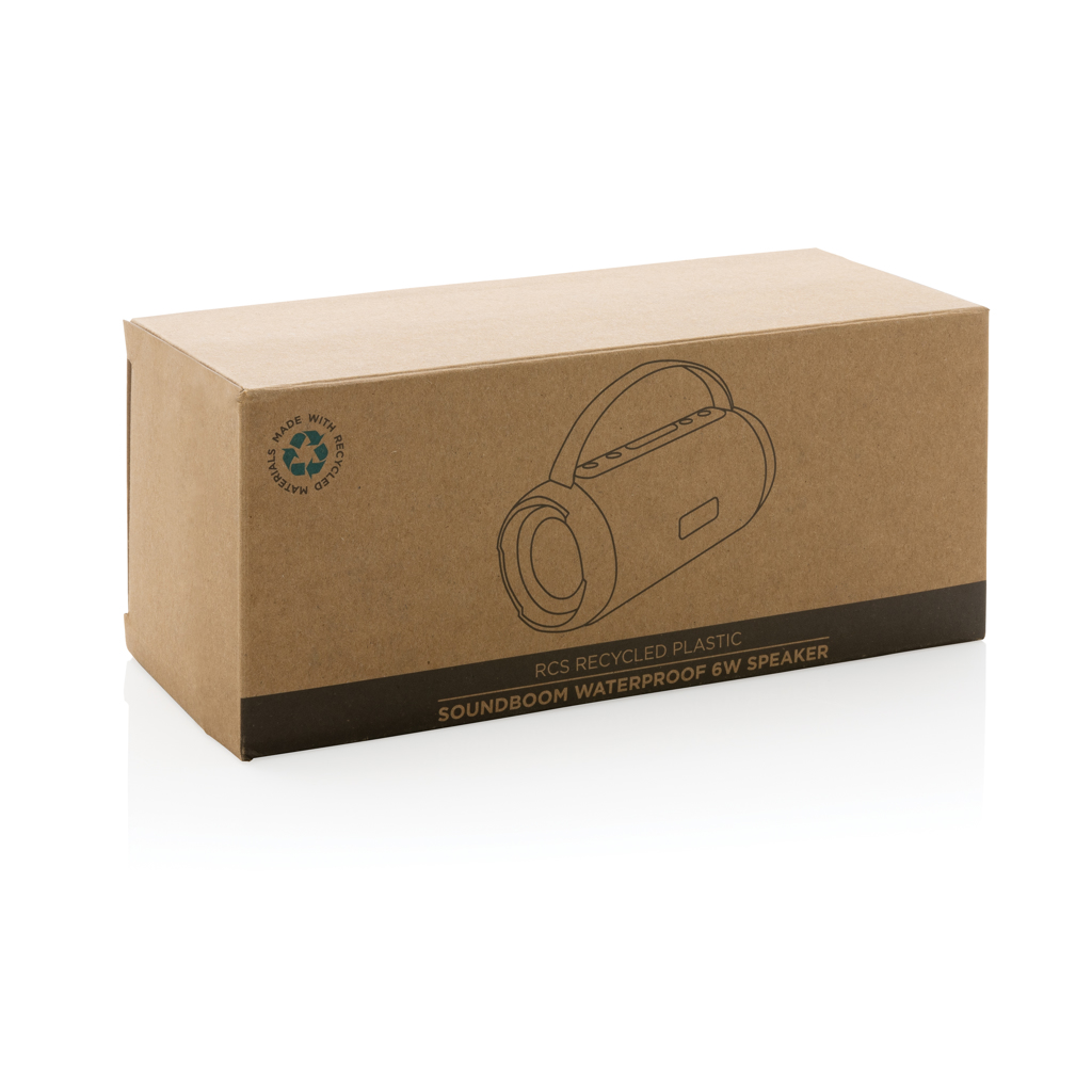 Altavoz impermeable 6W Soundboom de plástico reciclado RCS