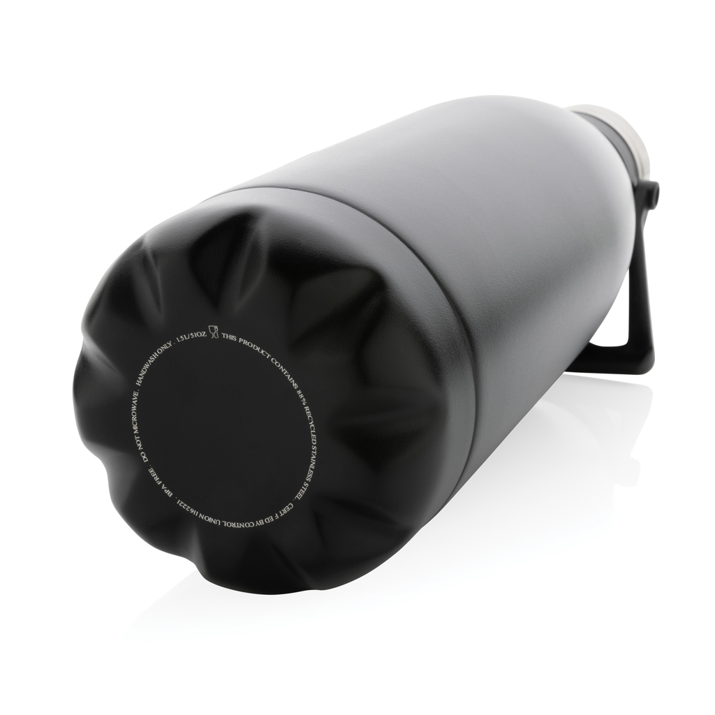 Botella RCS al vacío grande acero inoxidable reciclado 1,5L