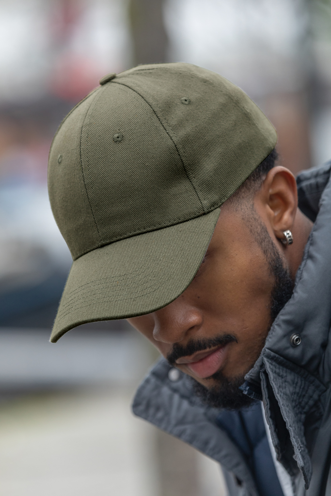 Gorra Impact 6 paneles 280gr de algodón reciclado