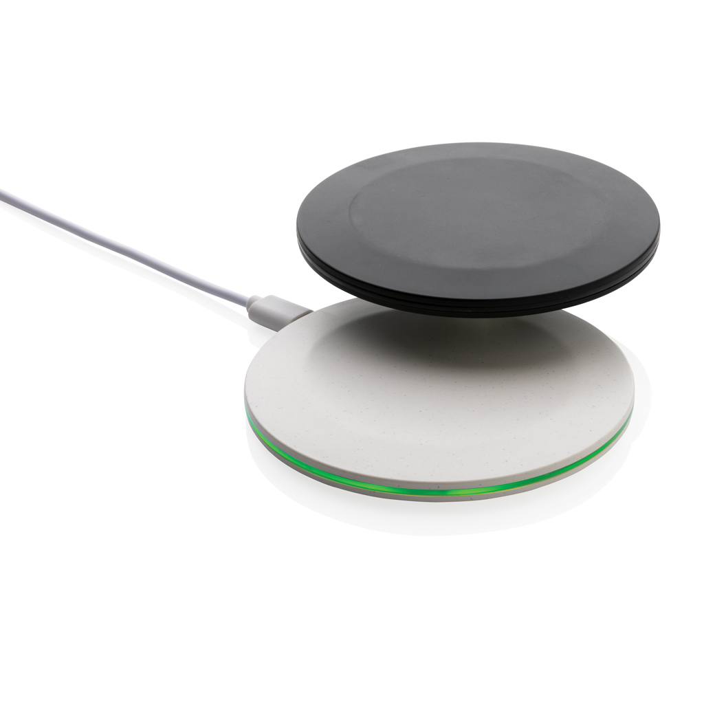 Cargador rápido inalámbrico 15W de plástico reciclado RCS
