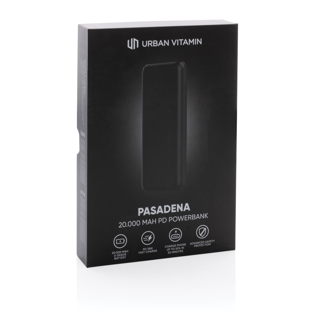 Powerbank Pasadena Urban Vitamin 20.000 mAh  18W PD