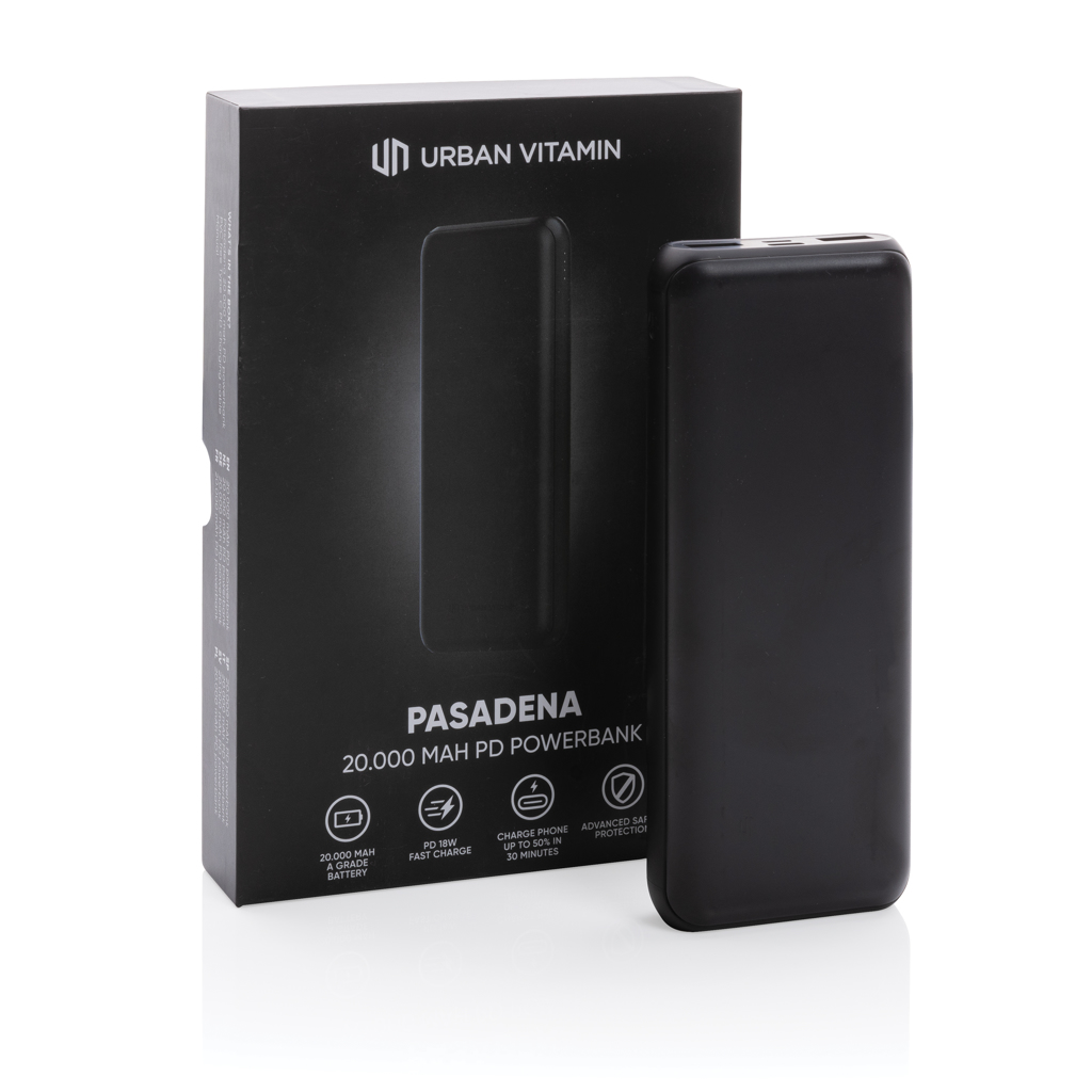 Powerbank Pasadena Urban Vitamin 20.000 mAh  18W PD