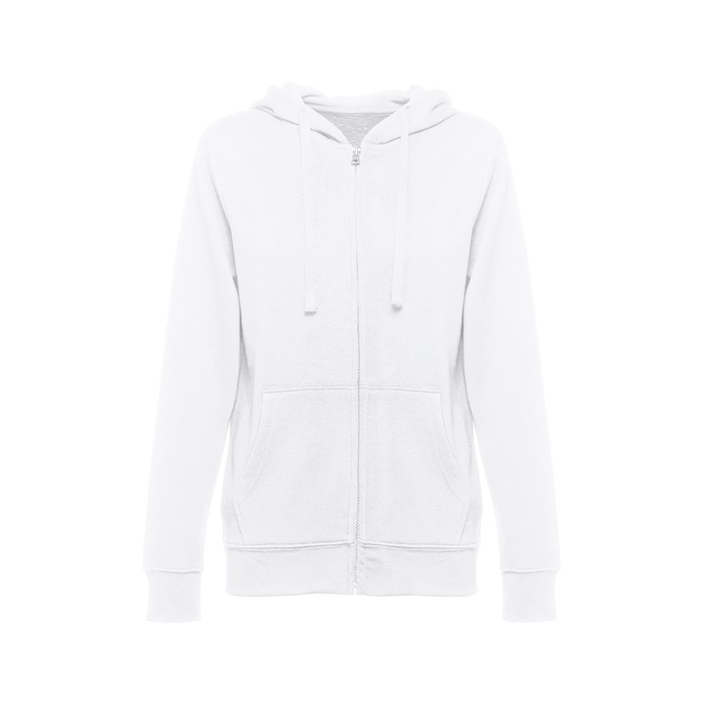 THC AMSTERDAM WOMEN WH. Sudadera de mujer con cremallera y capucha