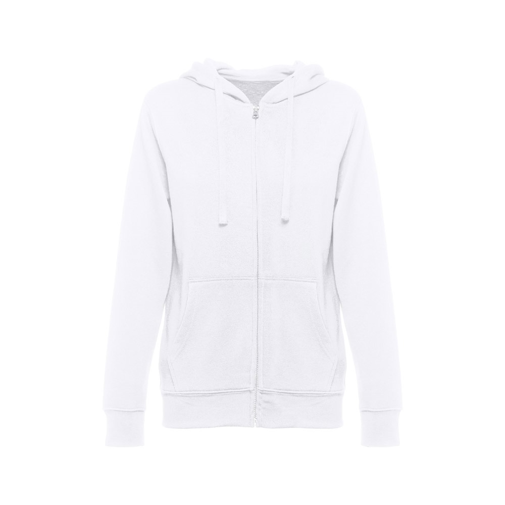 THC AMSTERDAM WOMEN WH. Sudadera de mujer con cremallera y capucha