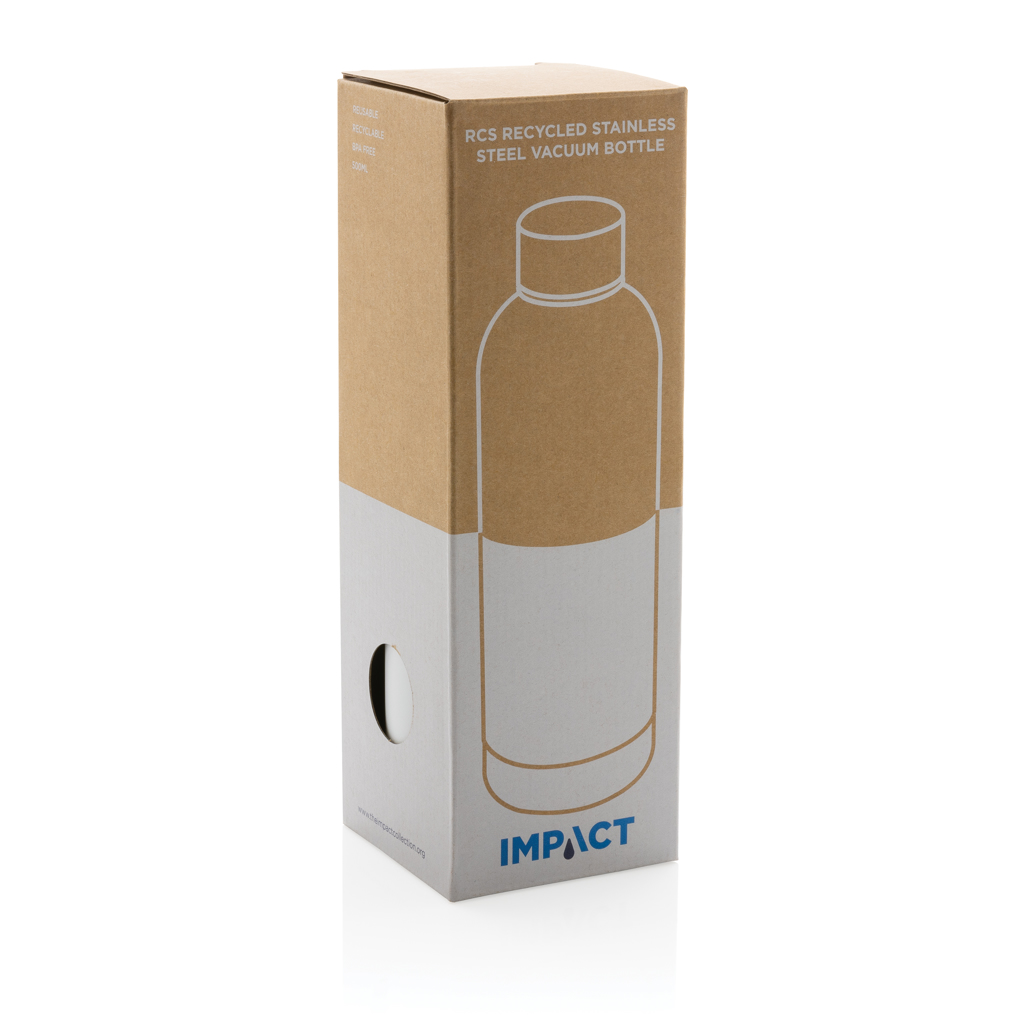 Botella al vacío Impact de acero inoxidable reciclado RCS