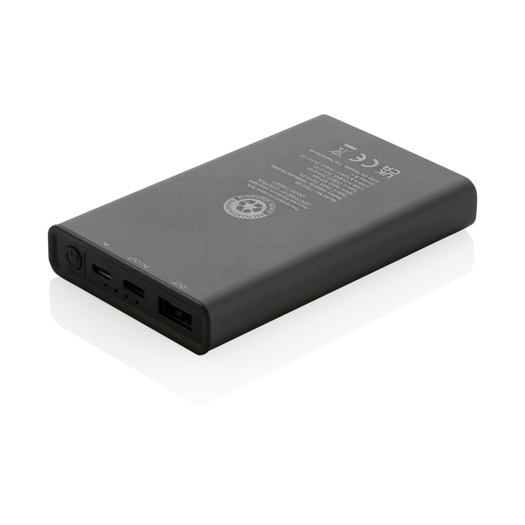 Powerbank Terra RCS de aluminio reciclado 5.000 mAh