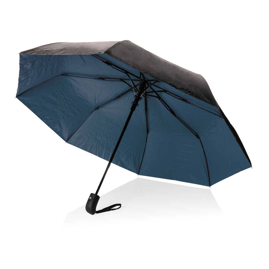 Mini paraguas 21" de 190T RPET bicolor Impact AWARE ™